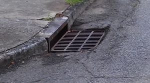 A storm grate in Cordele