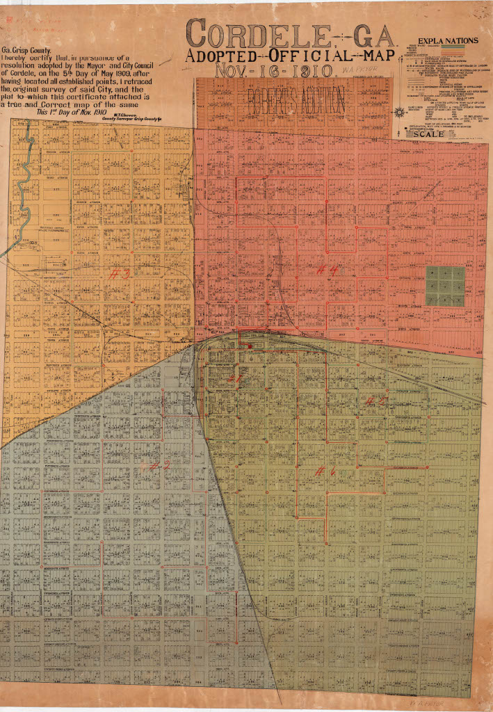 Mapping Department Cordele Engineering